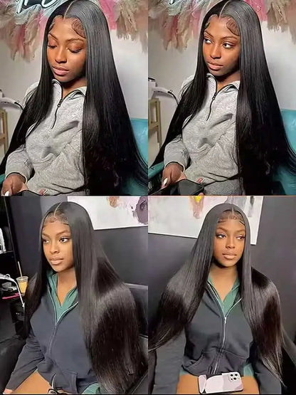 Bone Straight Human Hair Bundles – Brazilian Remy Natural Black