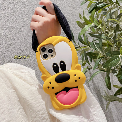 Hot Cute 3D For Pluto Silicone iPhone Case