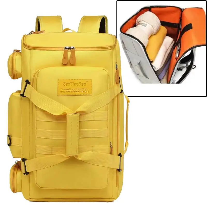 Large Capacity Gym & Travel Backpack – Wet Dry Separation Sports Bag