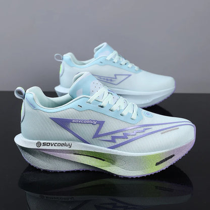 Carbon Plate Running Shoes - Non-Slip Shock-Absorbing Sports Sneakers