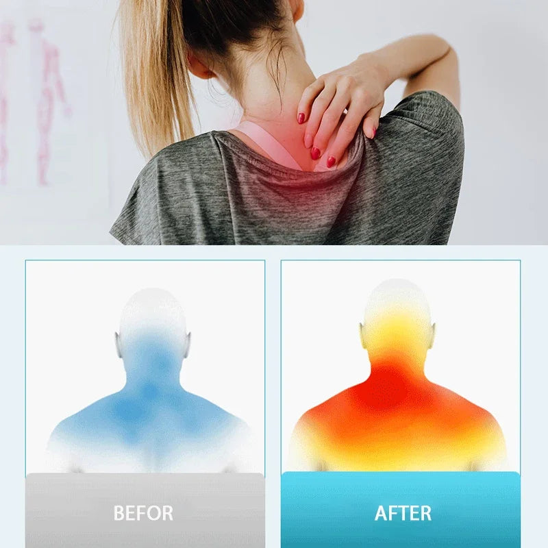Shiatsu Neck & Shoulder Massager – Kneading Back Pain Relief Pillow