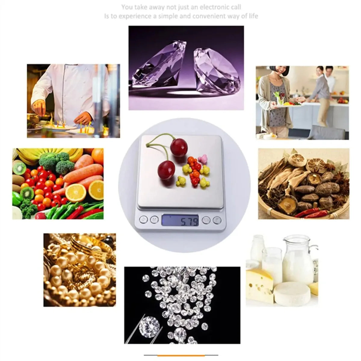 Digital Kitchen Scale – 3000g / 0.1g High Precision