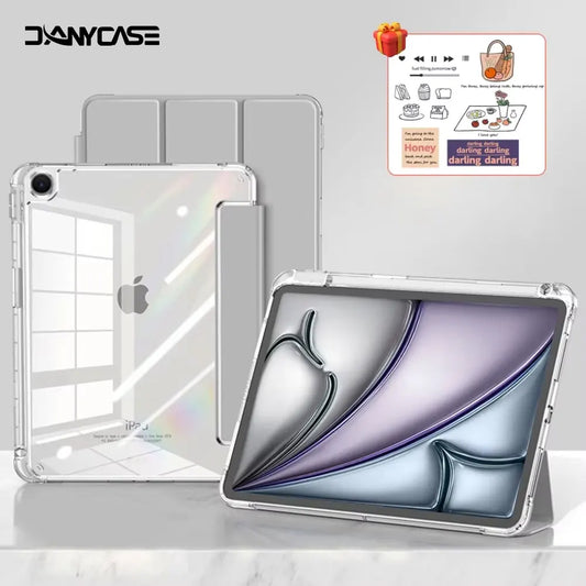 iPad Case with Pencil Holder – Fits iPad Pro 11/12.9/13, Air, Mini, 10th Gen & More