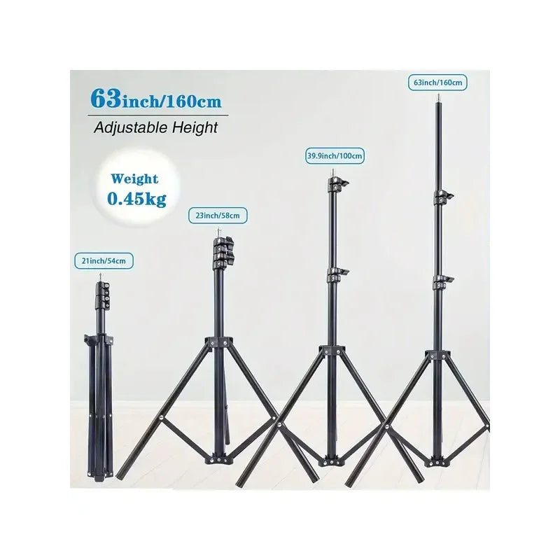 Phone Tripod Stand – Adjustable Selfie & Live Streaming Tripod