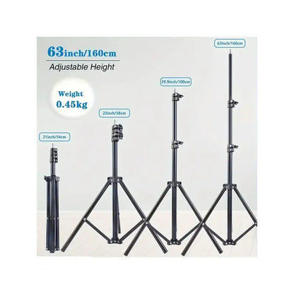 Phone Tripod Stand – Adjustable Selfie & Live Streaming Tripod