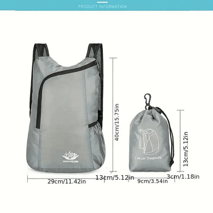 Foldable Ultralight Backpack – Packable Daypack for Cycling, Hiking & Travel