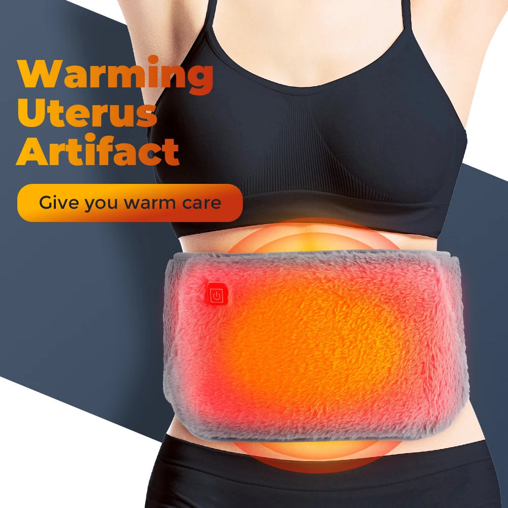 Electric Heating Waist Belt – USB Heated Pad for Back & Abdomen