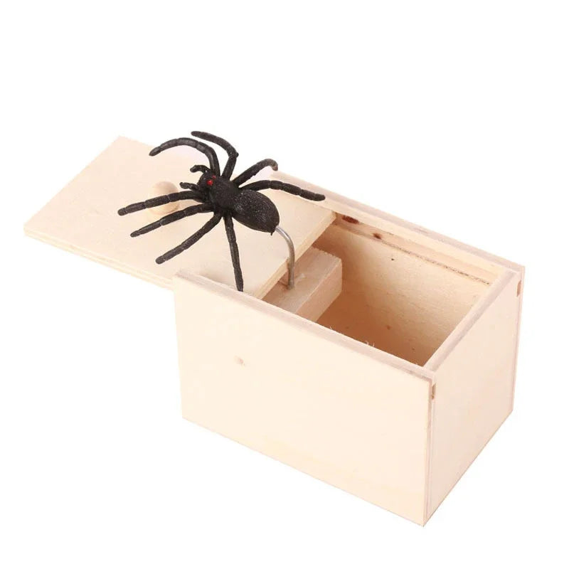 Spider Prank Scare Box – Halloween Trick Toy for Kids & Adults