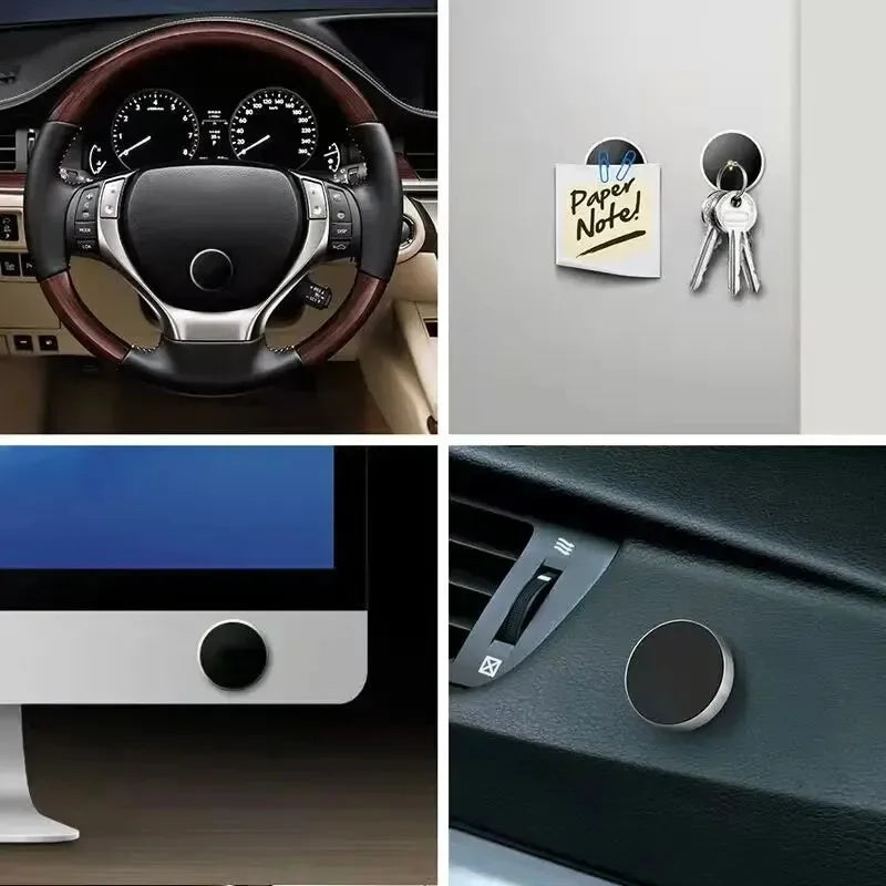 Magnetic Car Phone Mount – Adhesive Dashboard & Wall Holder