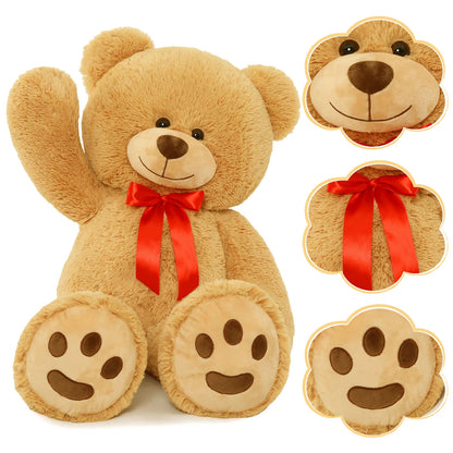 Giant Teddy Bear Stuffed Animal – Big Plush Bear Gift for Kids