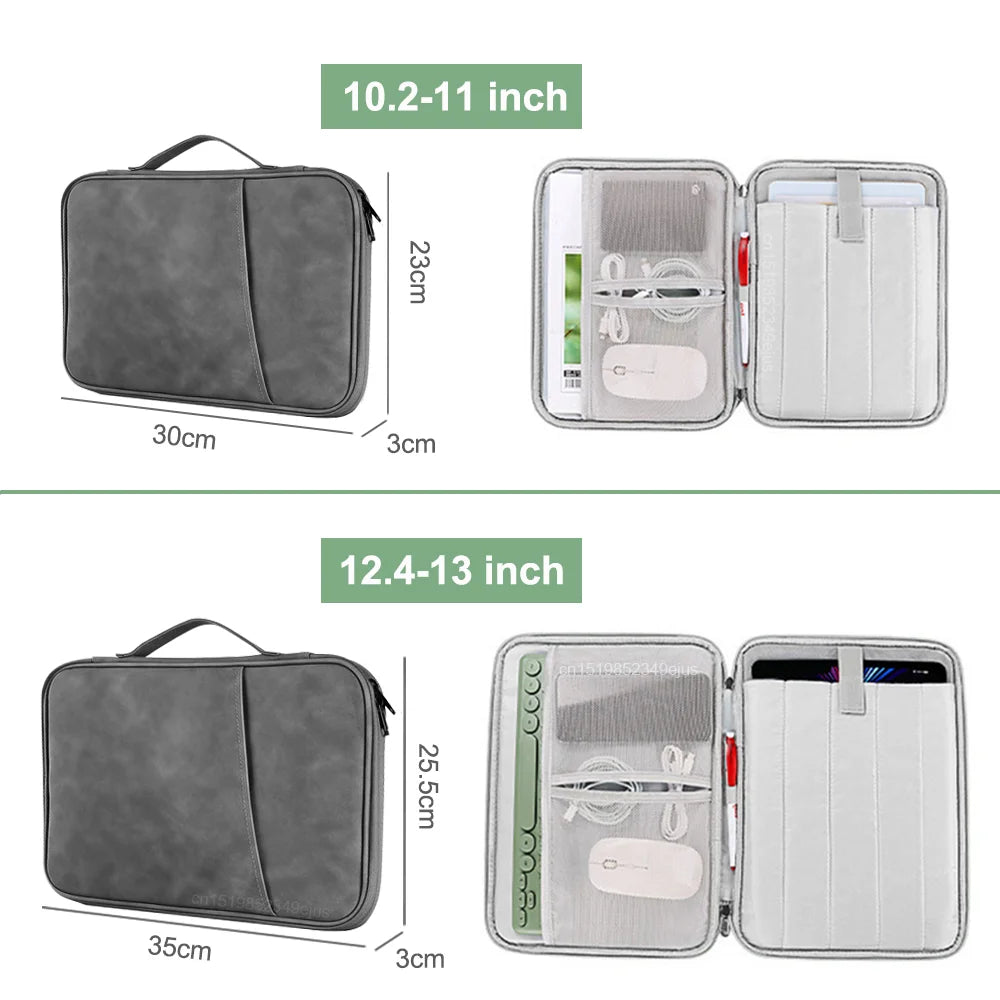 Tablet Sleeve Bag for iPad Pro 11 12.9 13 inch & 10.2-11 inch
