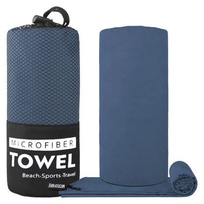 Microfiber Sports Towel – Quick Dry, Super Absorbent for Gym, Beach & Travel