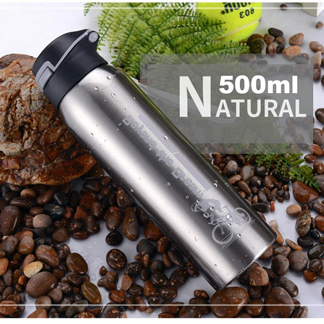 Insulated Cycling Water Bottle Stainless Steel 500ml