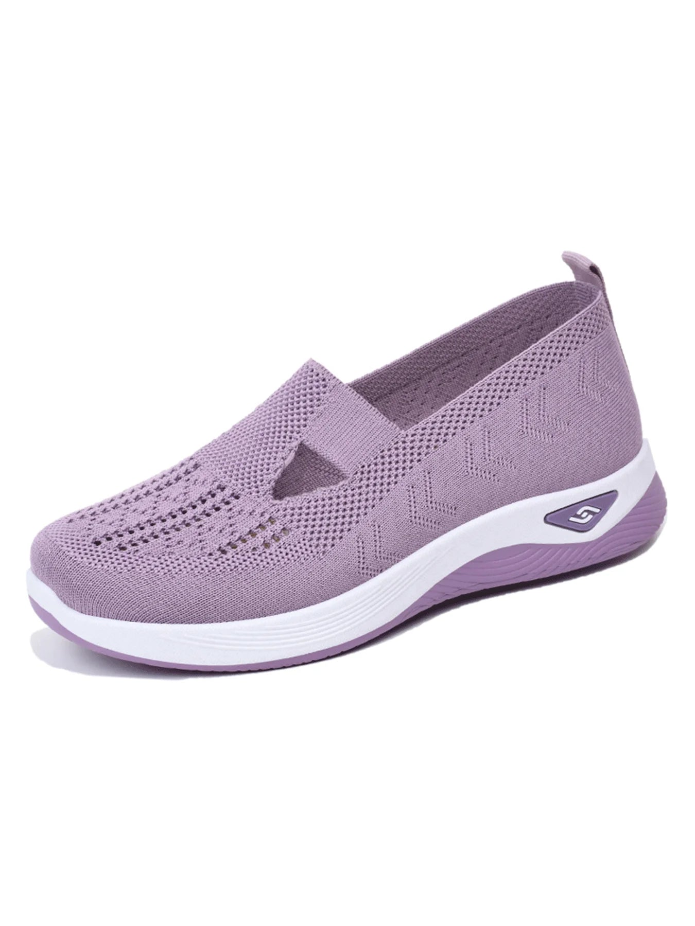 Women's Breathable Slip-On Sneakers – Lightweight Casual Walking Shoes