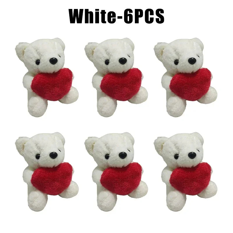 Heart Teddy Bear Plush Stuffed Animal – Valentine Gift Set