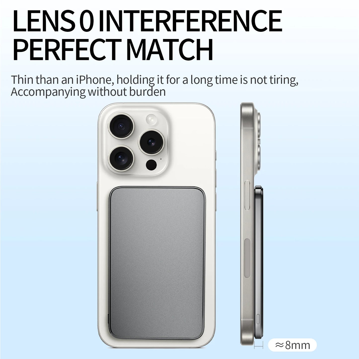Magnetic Wireless Power Bank – Ultra-Thin Alloy Fast Charger for iPhone