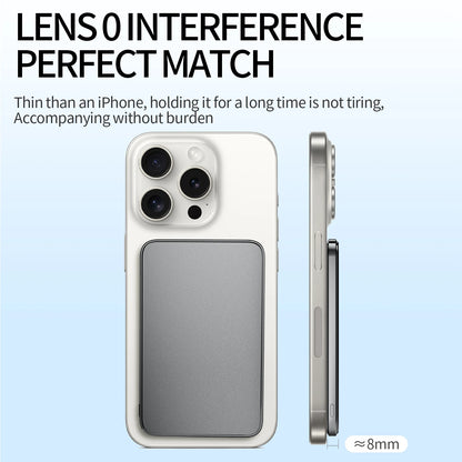 Magnetic Wireless Power Bank – Ultra-Thin Alloy Fast Charger for iPhone