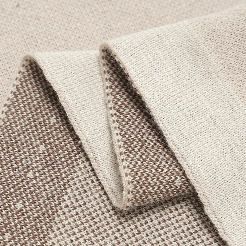 Baby Cotton Knitted Blanket 90x70CM Newborn Swaddle Wrap