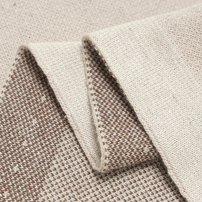 Baby Cotton Knitted Blanket 90x70CM Newborn Swaddle Wrap