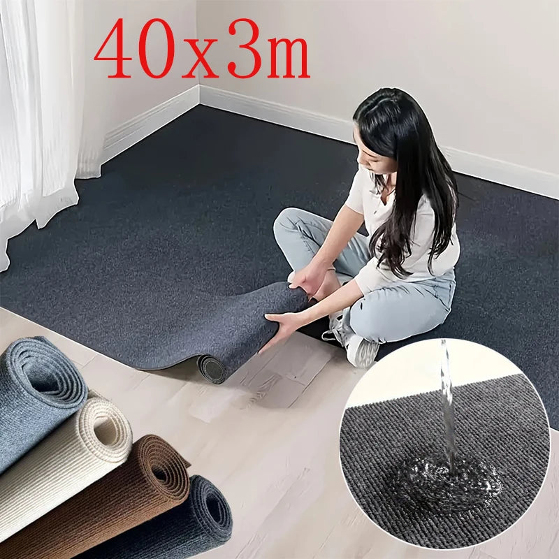 Self-Adhesive Runner Rug – Water-Absorbent Floor Mat (40cm x 3m)