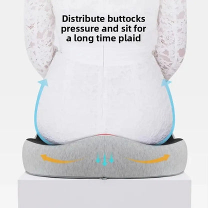 Orthopedic Memory Foam Seat Cushion for Back & Tailbone Pain Relief