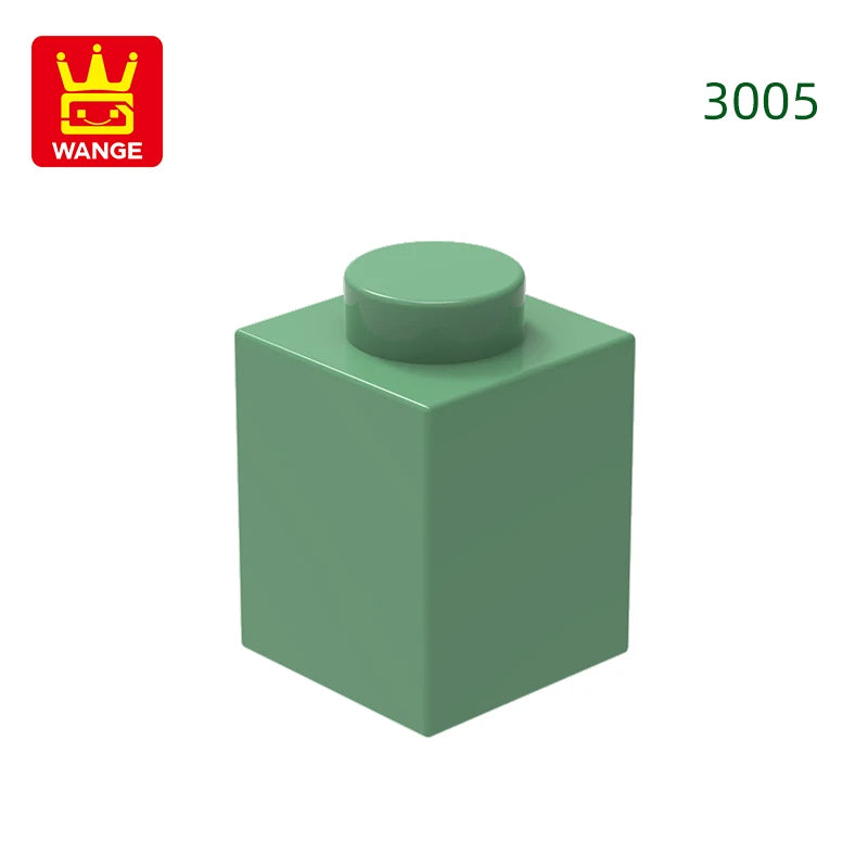 Wange 3005 1x1 Basic Brick MOC Parts – 232pcs Bulk Pack
