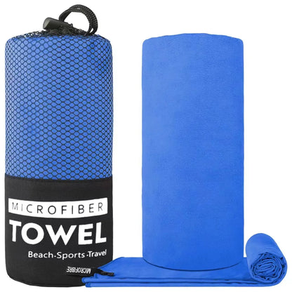 Microfiber Sports Towel – Quick Dry, Super Absorbent for Gym, Beach & Travel