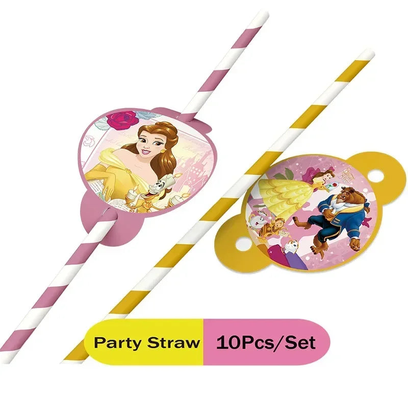Beauty and the Beast Party Supplies – Disney Princess Birthday Decorations Set