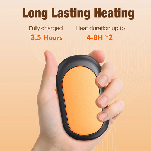 Magnetic Hand Warmer 2-in-1 with 3 Heat Settings – Rechargeable Mini Pocket Warmer