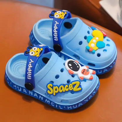 Kids Cartoon Clog Sandals – Anti-Slip Soft Sole for Boys & Girls
