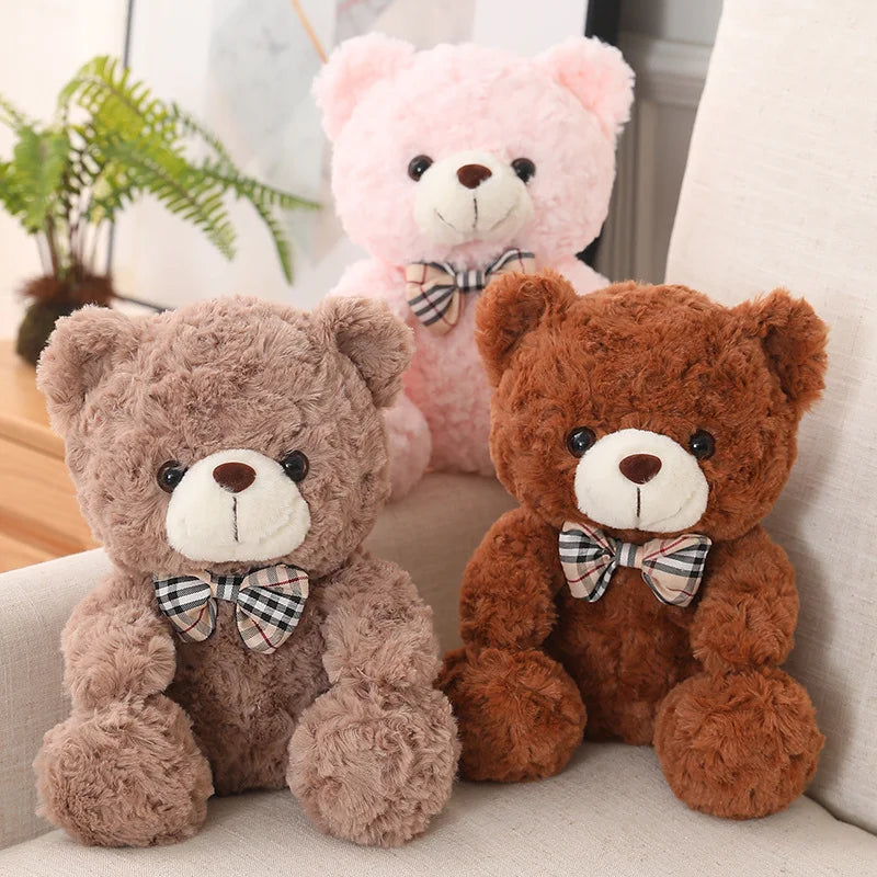 Kawaii Teddy Bear Plush Pillow – 35cm Stuffed Animal Doll