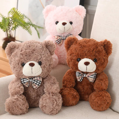 Kawaii Teddy Bear Plush Pillow – 35cm Stuffed Animal Doll