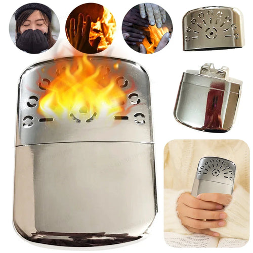 Catalytic Hand Warmer – Reusable Fuel Pocket Heater for Winter Outdoor & Home Use