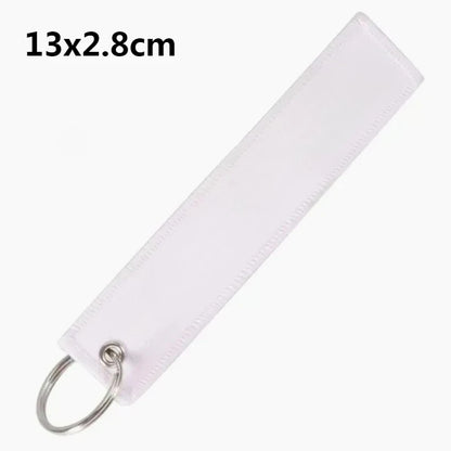 Custom Embroidered Polyester Keychain – Personalized Name Tag