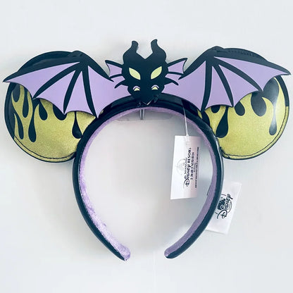 Disney Princess Minnie Ears Headband – Sequin Bow Hair Hoop