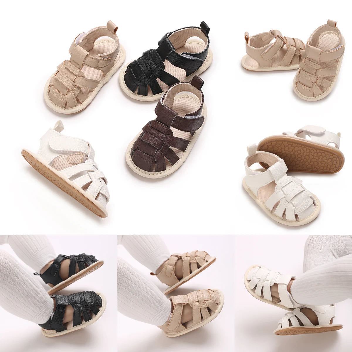 Baby Summer Sandals – Soft Sole First Walker Shoes for Boys & Girls