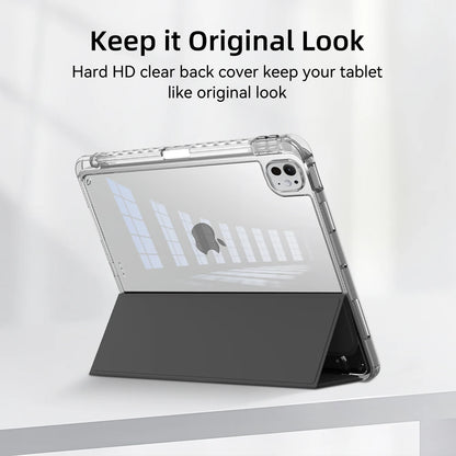iPad Case with Pencil Holder – Fits iPad Pro 11/12.9/13, Air, Mini, 10th Gen & More