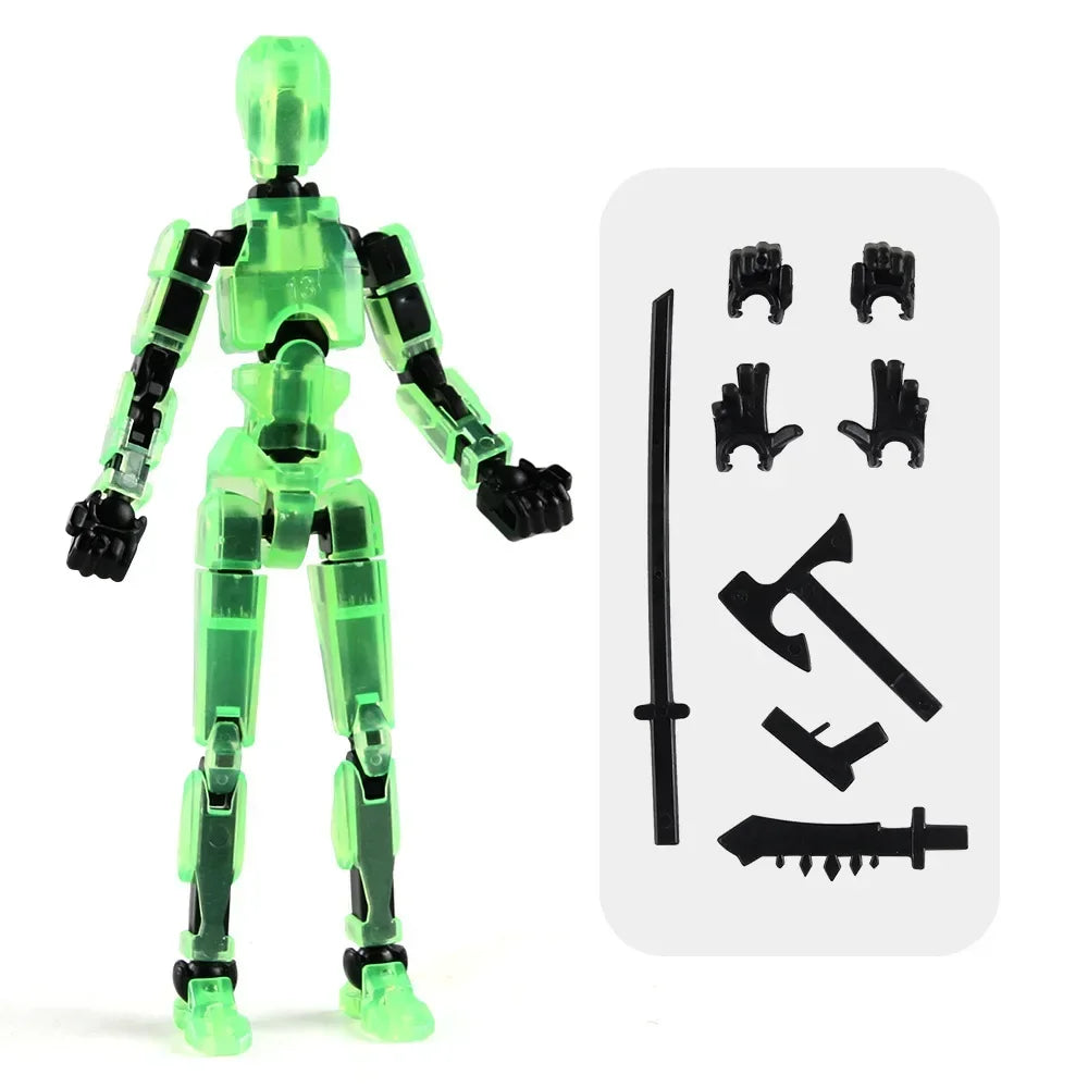 T13 Multi-Jointed Robot Dog Action Figure – Poseable Titan Mech Toy