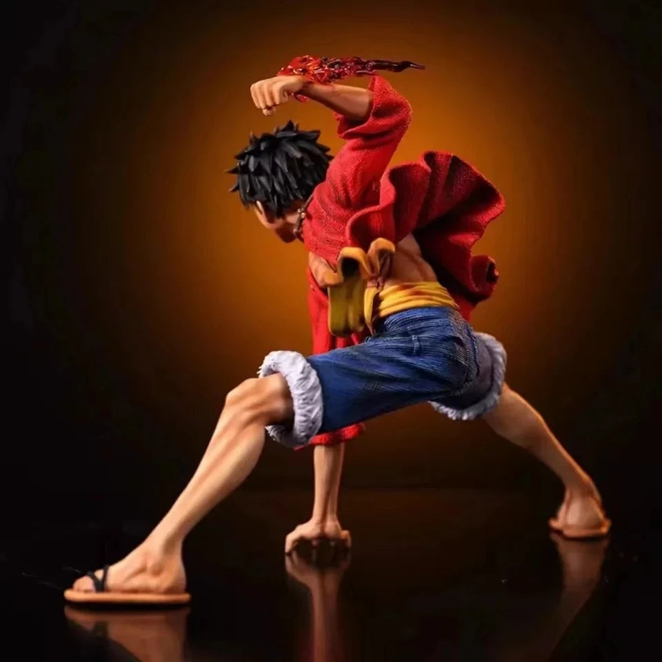 18CM One Piece Monkey D. Luffy Battle Action Figure