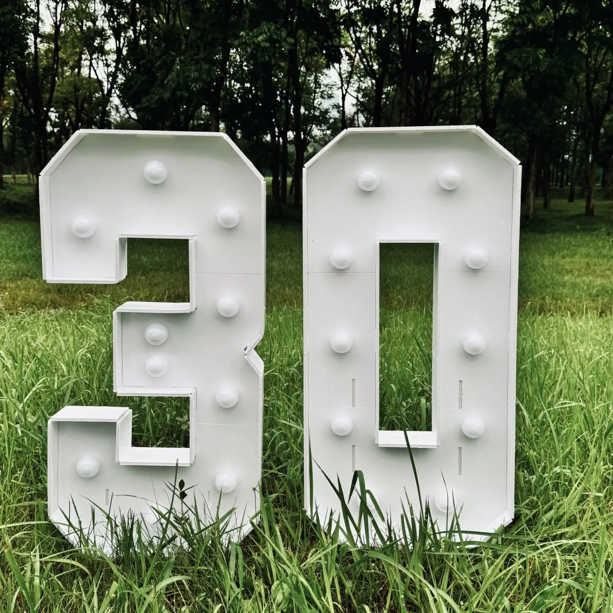 Light-Up Marquee Number 0-9 | 28.7" LED Party Decoration