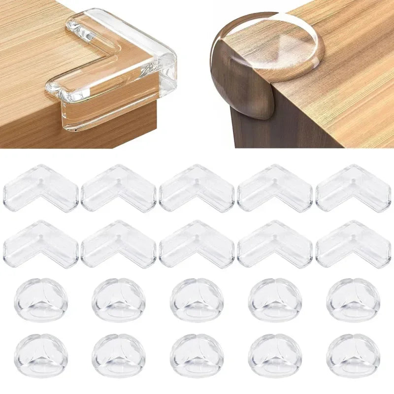 Baby Corner Protectors – Clear Table Edge & Furniture Safety Guards