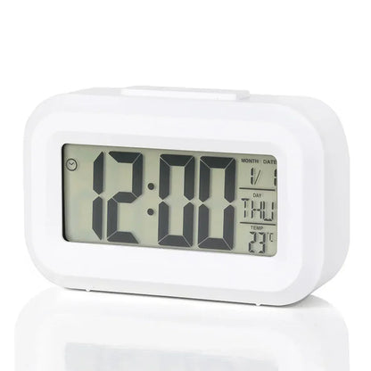 LED Digital Alarm Clock with Backlight, Date & Temperature Display