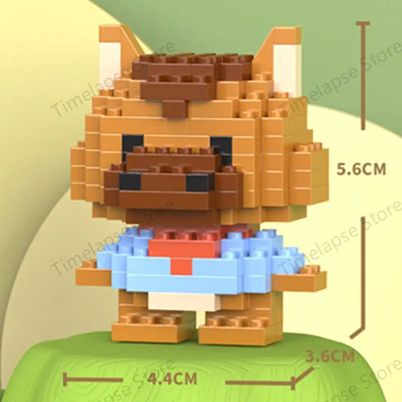 Cute Animal Mini Building Blocks Kit – DIY Micro Brick Figures for Girls