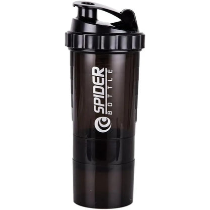 3 Layer Protein Shaker Bottle with Powder Storage
