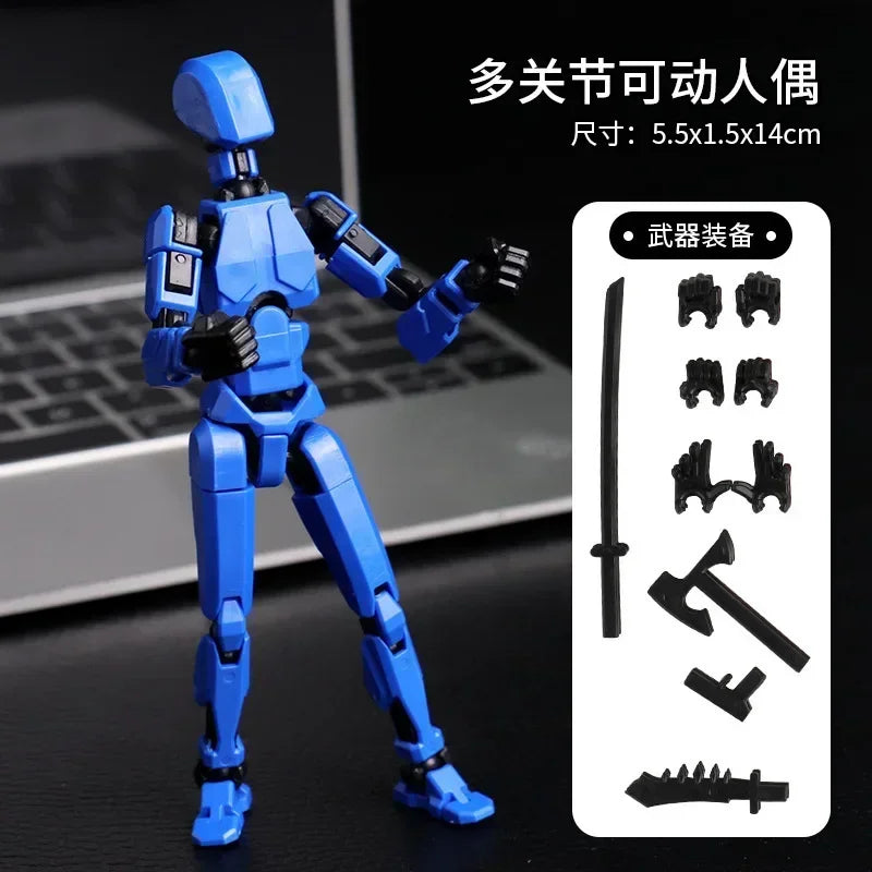 T13 Multi-Jointed Robot Dog Action Figure – Poseable Titan Mech Toy