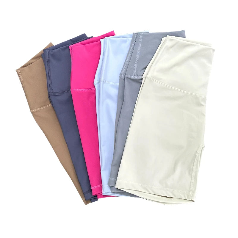 Women's High Waist Tummy Control Seamless Biker Shorts