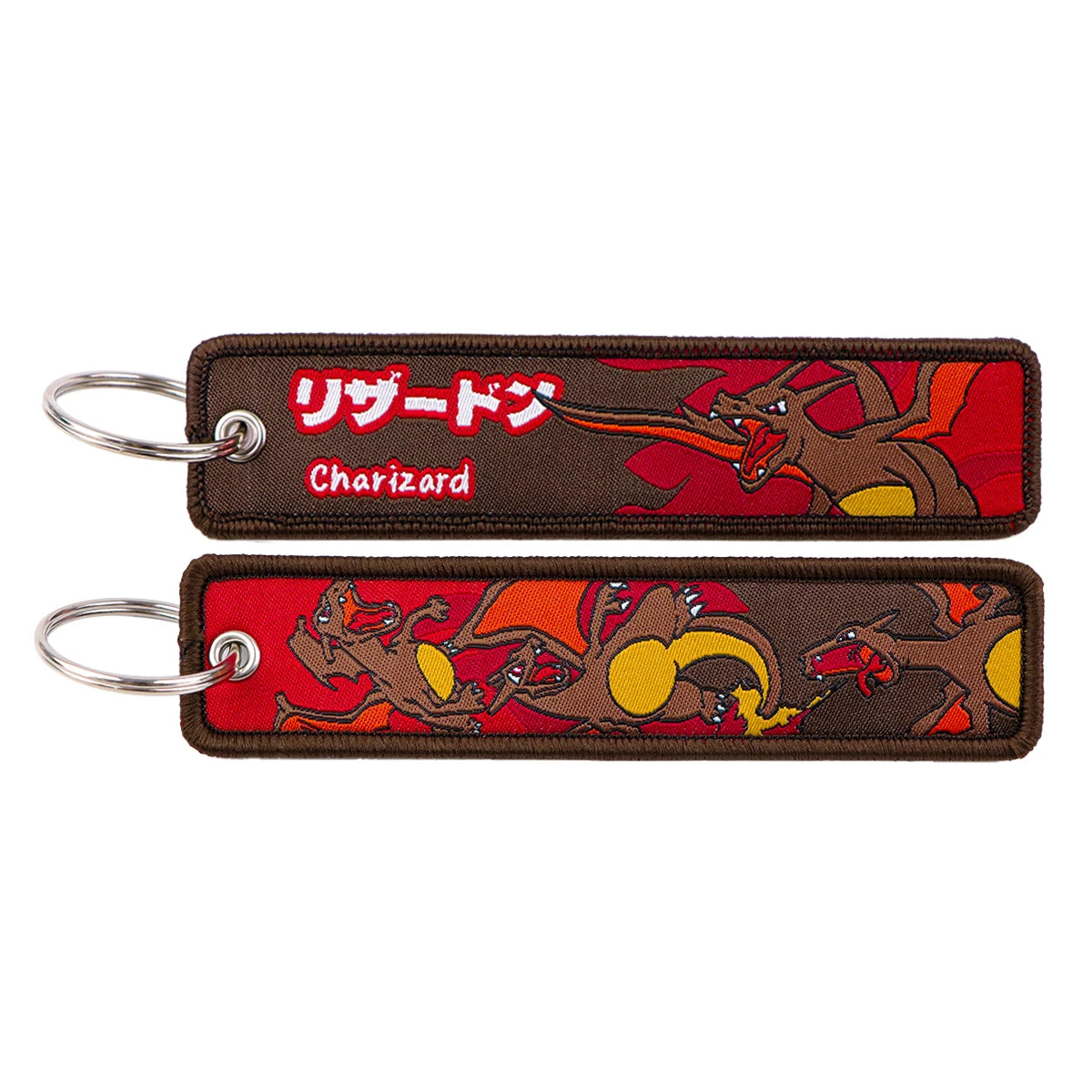 Anime Embroidered Keychain – Jet Tag Key Ring for Bags & Cars