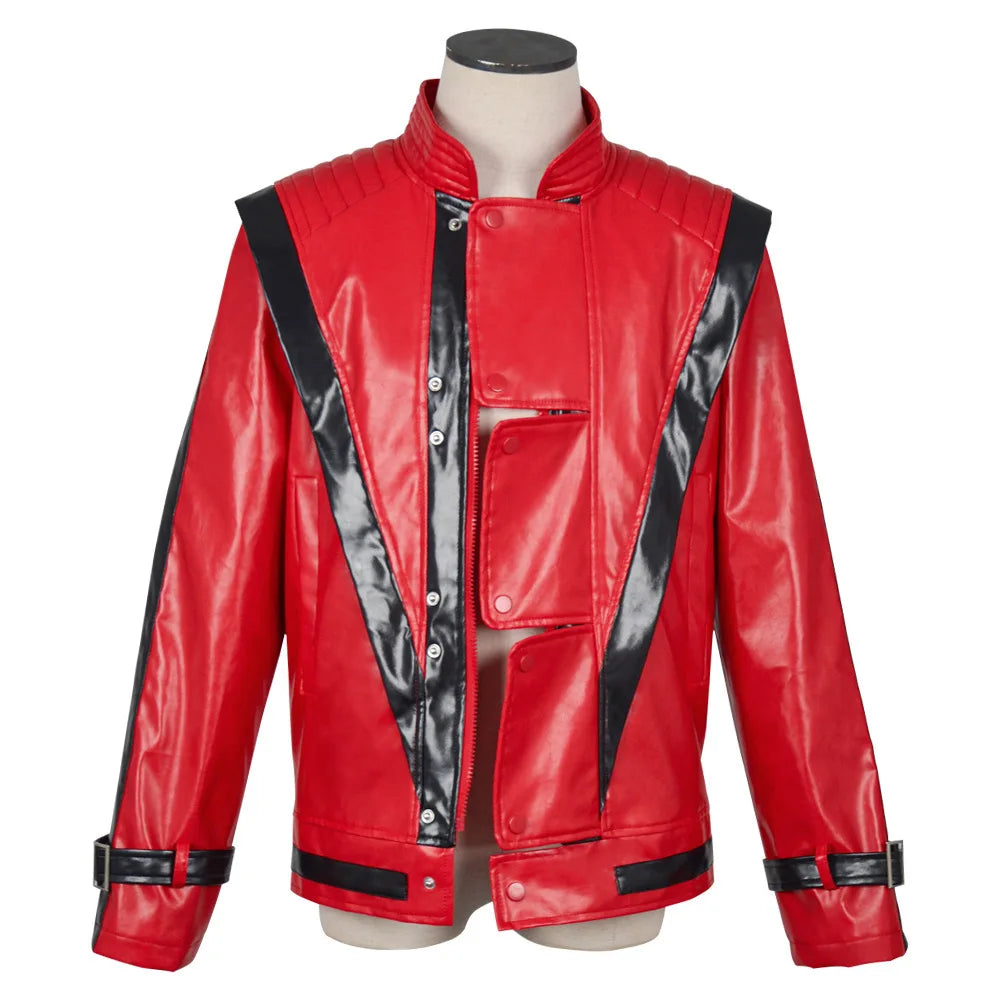 Michael Jackson Thriller Jacket Costume – Red Cosplay