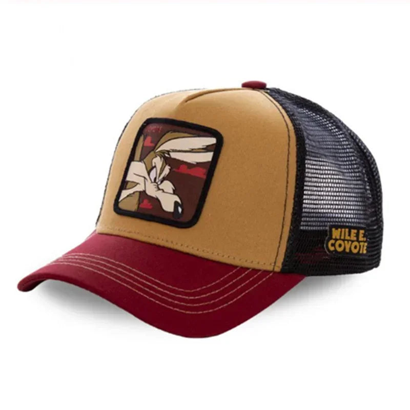 Cartoon Anime Trucker Cap – Unisex Adjustable Baseball Hat