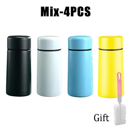 Mini Stainless Steel Thermos 160ml – Portable Pocket Flask for Coffee & Water